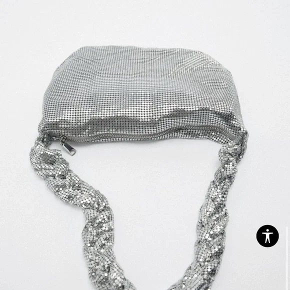 Zara sparkly shoulder bag - Picture 8 of 10